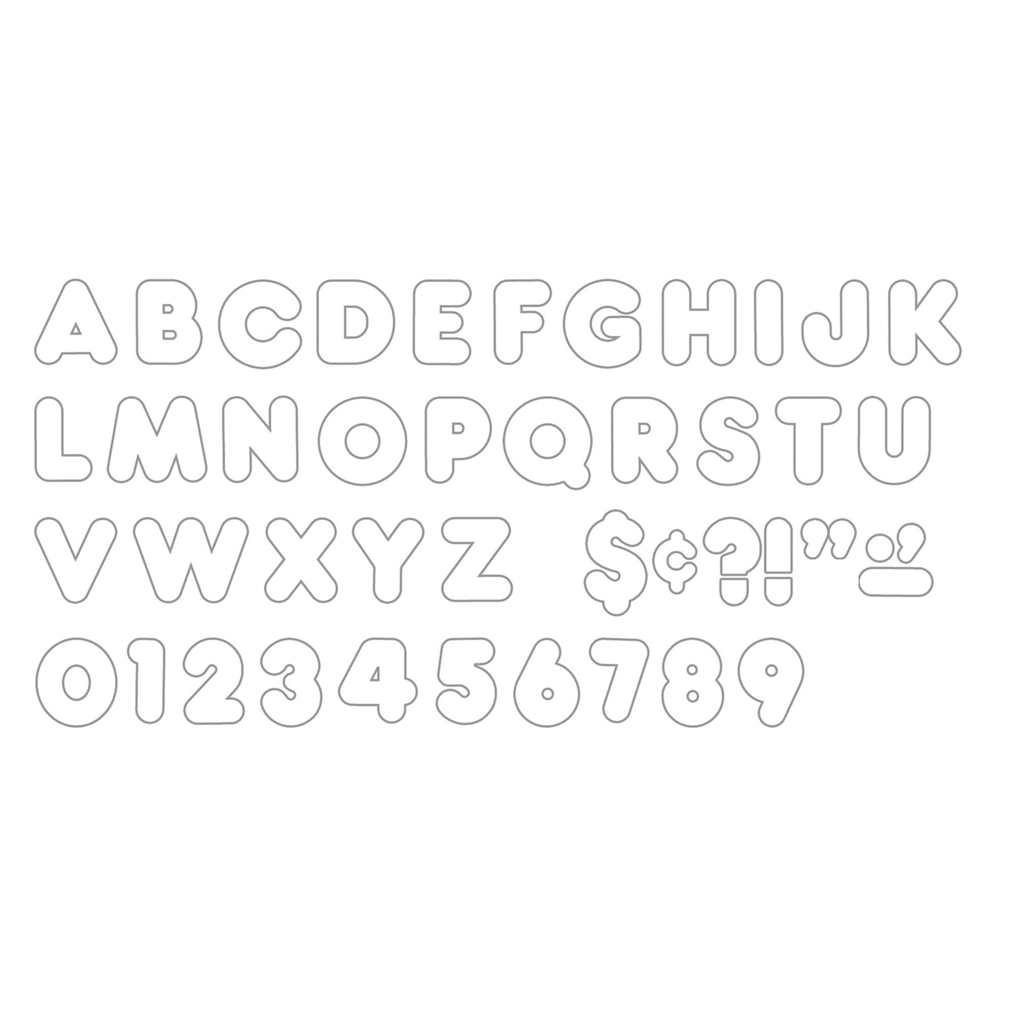 TREND Enterprises® 4" Casual Uppercase Ready Letters